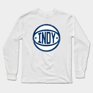 Indy Retro Ball - Gold Long Sleeve T-Shirt